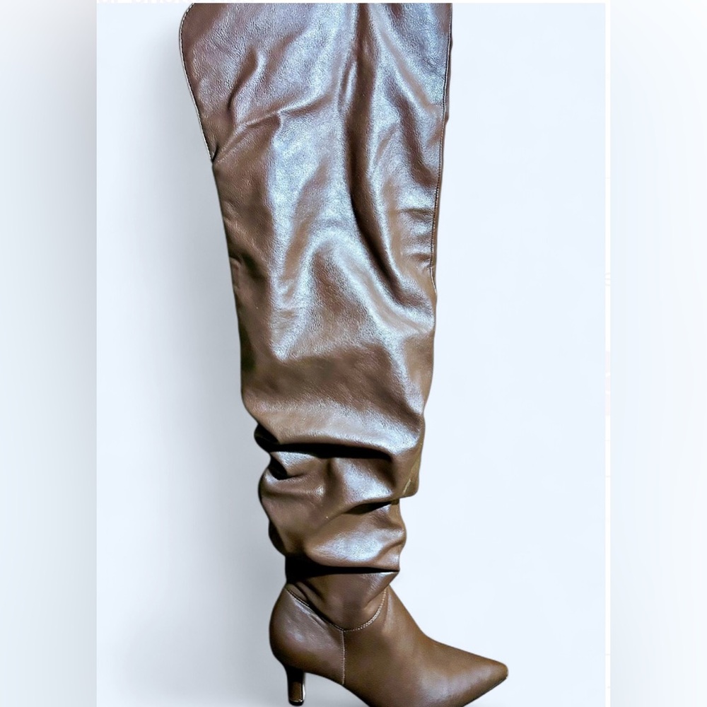 Brown Over-the-Knee Boots - Picture 2 of 3